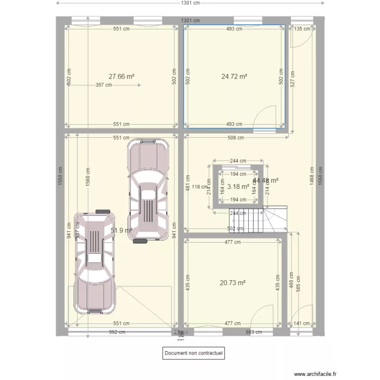 RDC 3678 A 12 14 LOGEMENTS. Plan de 