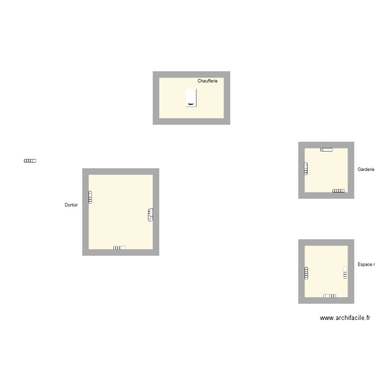 projet chaufferie. Plan de 0 pièce et 0 m2