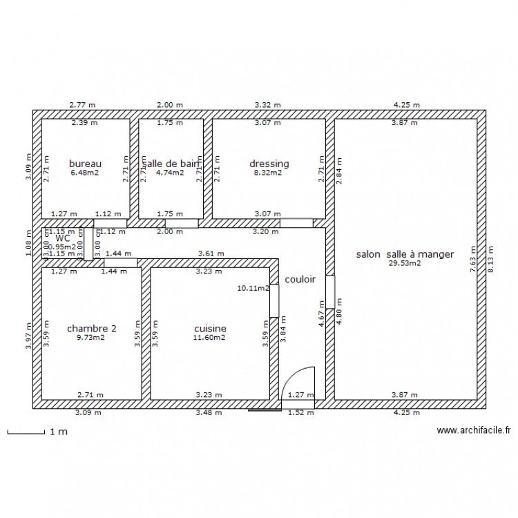 Chardin RDC. Plan de 0 pièce et 0 m2