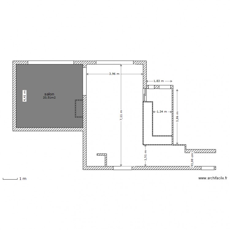 de cacqueray rdch projet 2. Plan de 0 pièce et 0 m2