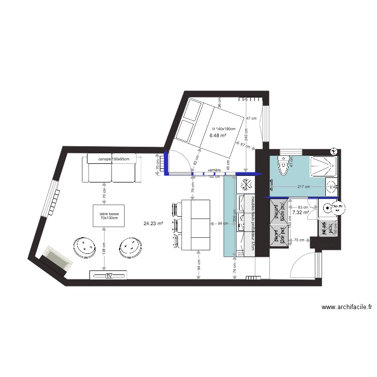 projet seveste plan N3. Plan de 0 pièce et 0 m2