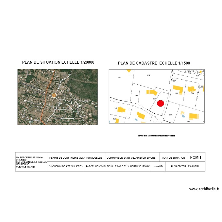 PCMI1. Plan de 0 pièce et 0 m2