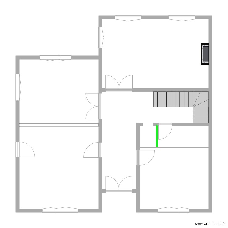 RDC électricité. Plan de 0 pièce et 0 m2