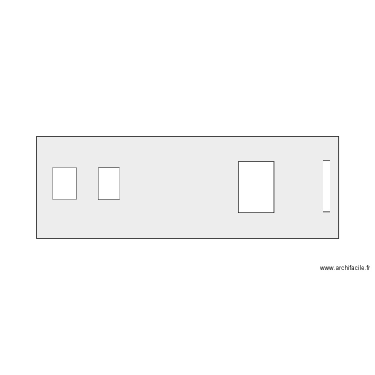 Façade nord. Plan de 0 pièce et 0 m2