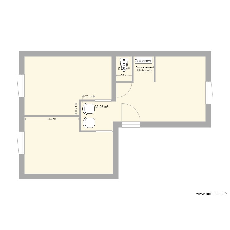 DANY LOCAL COMMERCIAL V3. Plan de 0 pièce et 0 m2