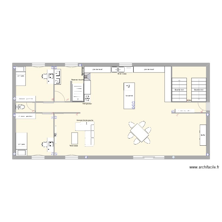 maison la caillère. Plan de 0 pièce et 0 m2
