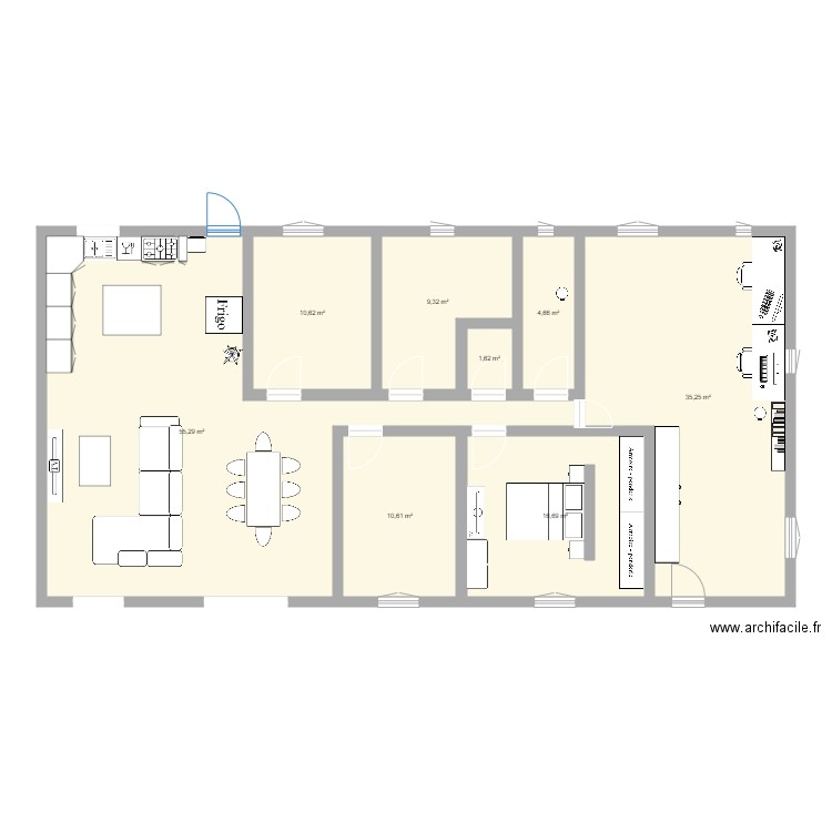 maison jp. Plan de 0 pièce et 0 m2