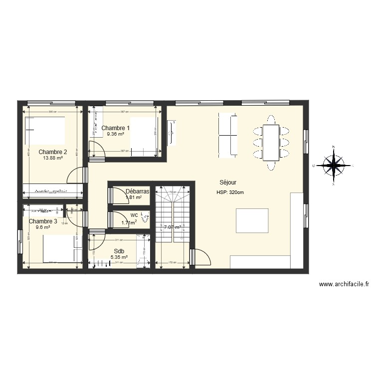 Lot 14  Etage. Plan de 0 pièce et 0 m2