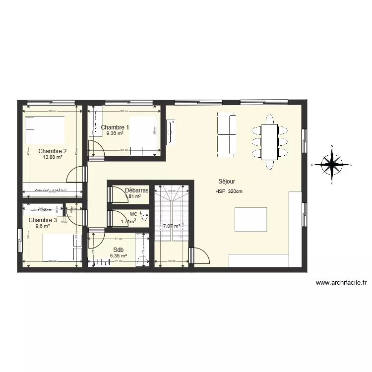 Lot 14  Etage. Plan de 