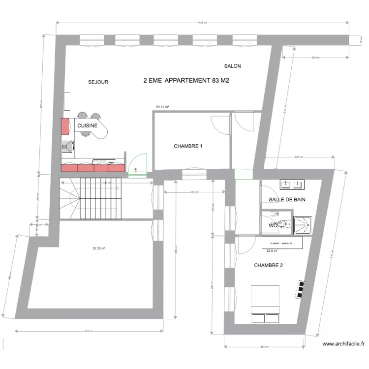 thionville 1ER ETAGE N. Plan de 