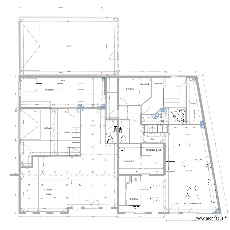 Magasin cotation 1. Plan de 0 pièce et 0 m2