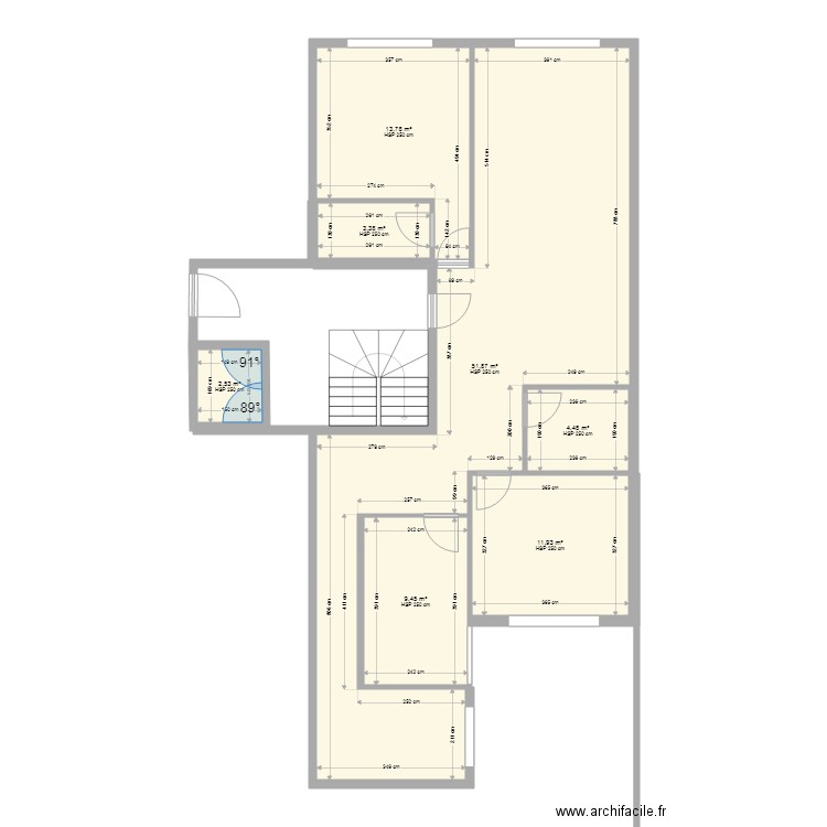 3 Appart. Plan de 0 pièce et 0 m2