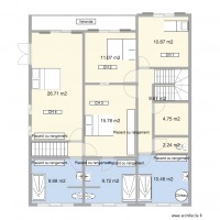 VILLA ST AND etage projet