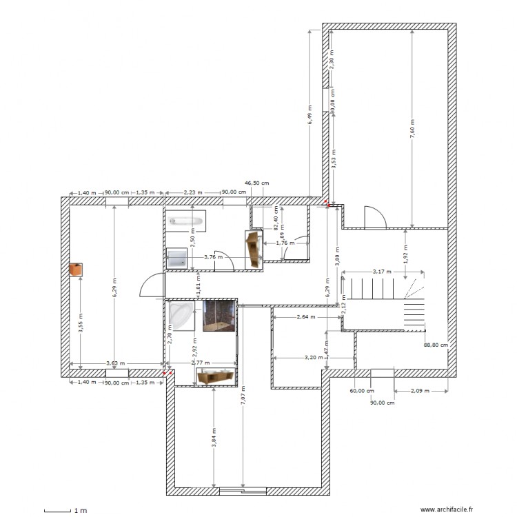 etage1. Plan de 0 pièce et 0 m2