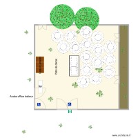 Pavillon des Oliviers implantation Chloé et Jérémy