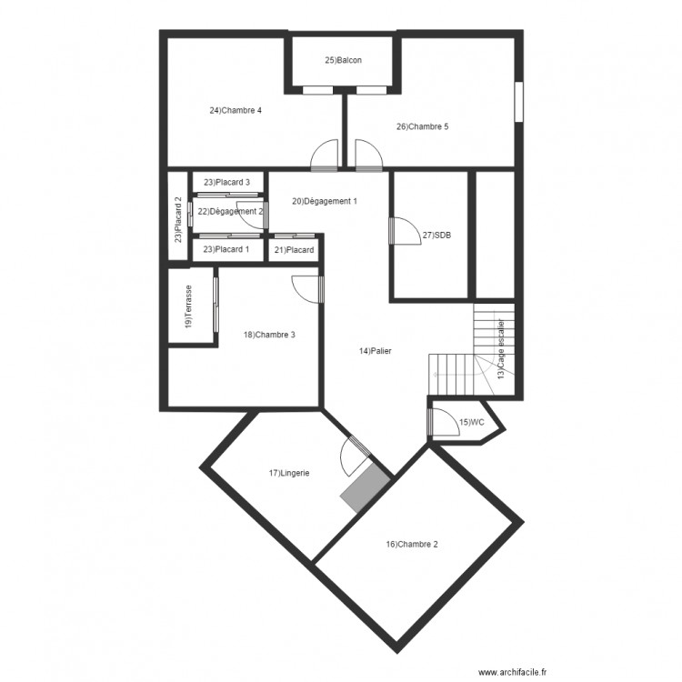 LEONI 1etg. Plan de 0 pièce et 0 m2