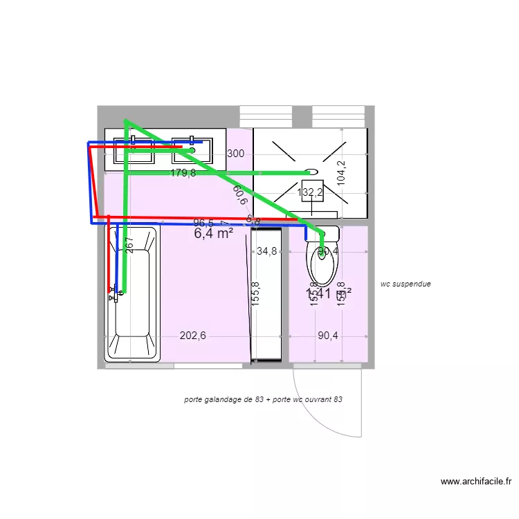 sdb alexia antoine . Plan de 