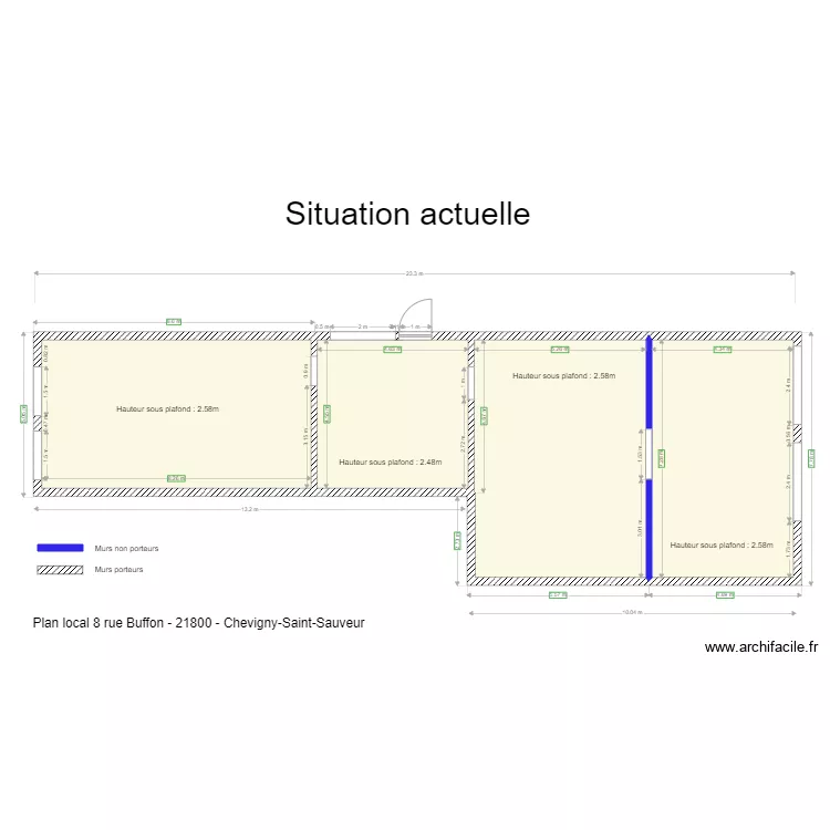 Chevigny avant 2. Plan de Chevigny avant 2. Plan de