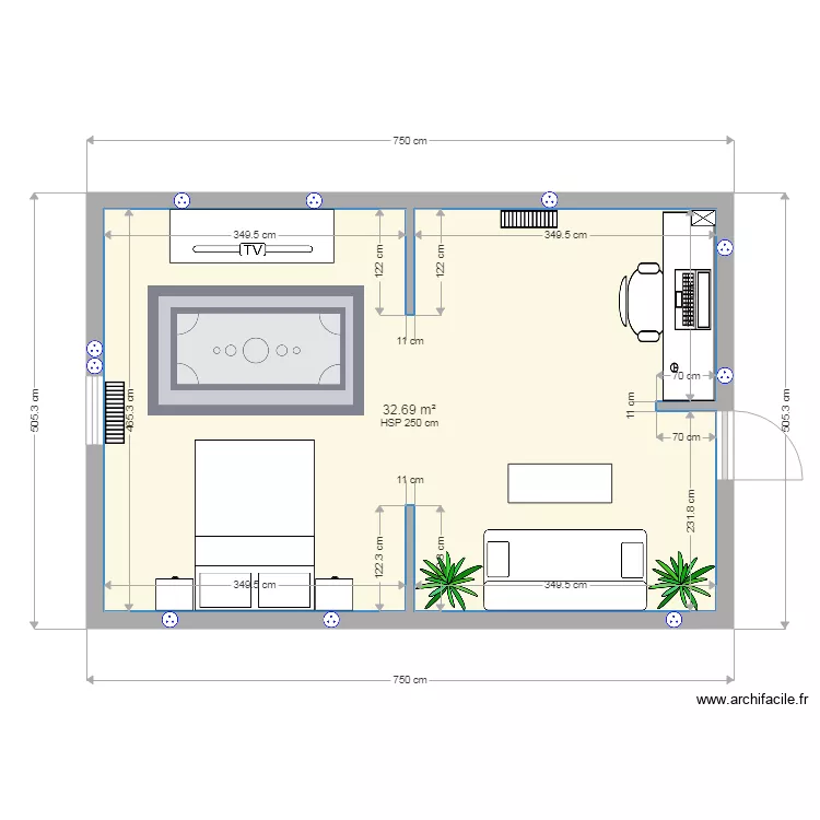 lulu damour. Plan de 