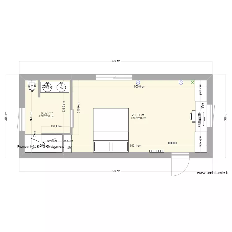 .CHAMBRE PARENTALE v3. Plan de .CHAMBRE PARENTALE v3. Plan de