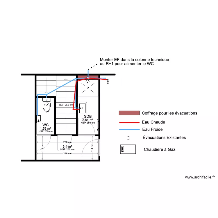 JOLY PROJET EC EF PLOMBERIE. Plan de 