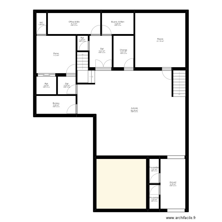 Genevilliers Projet 25082022. Plan de 0 pièce et 0 m2
