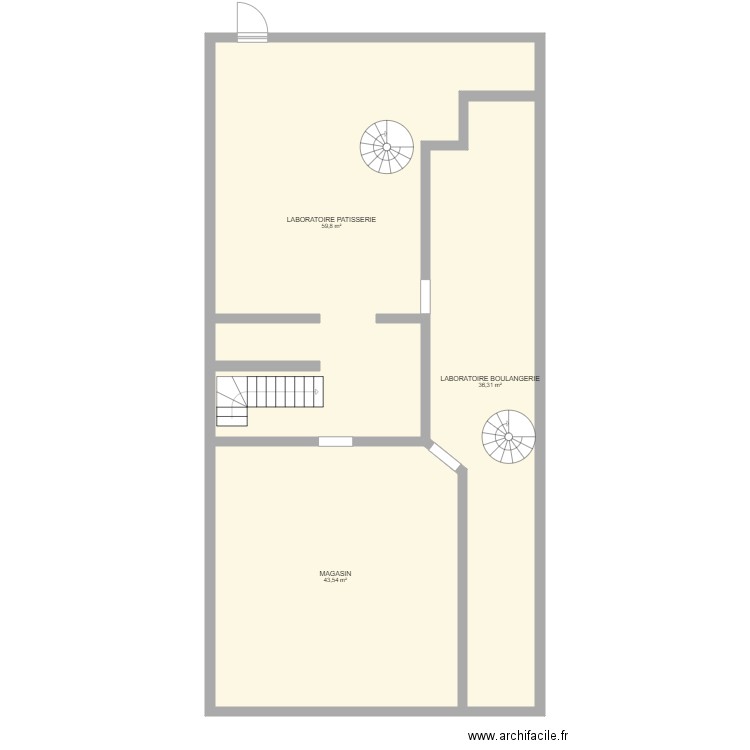 labo croque. Plan de 0 pièce et 0 m2