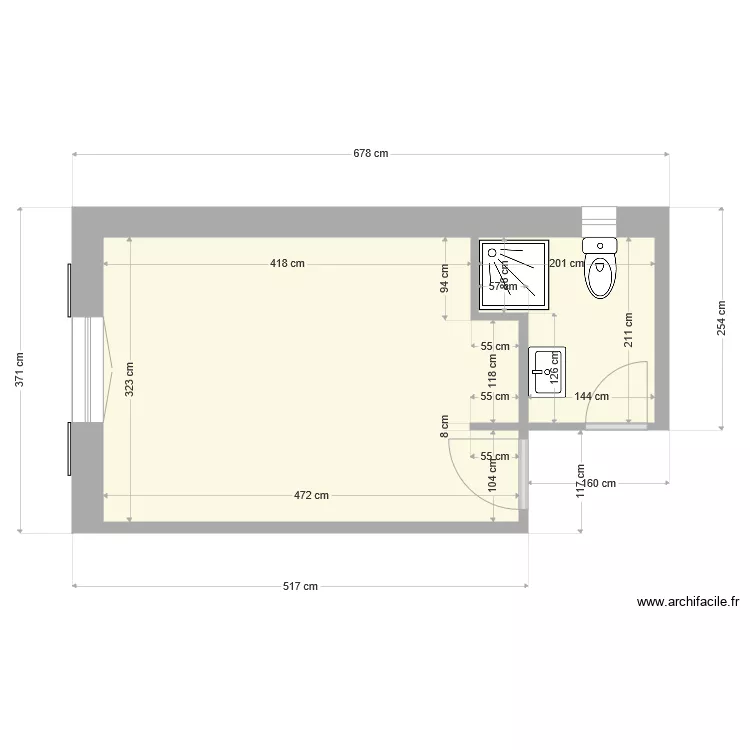 FAMILLE TROILLET. Plan de 