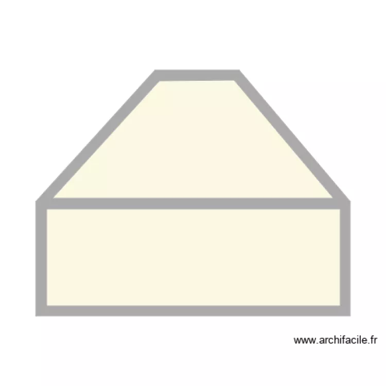 facade sud avant projet . Plan de 
