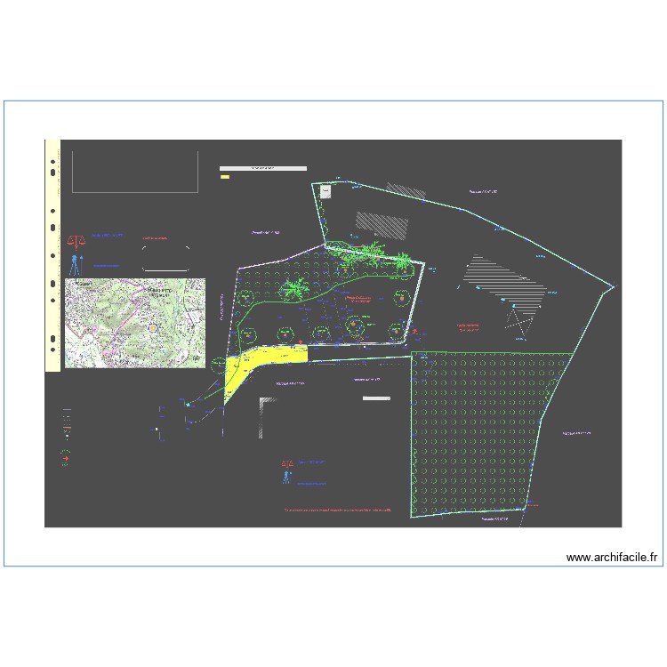 la roquette. Plan de 0 pièce et 0 m2