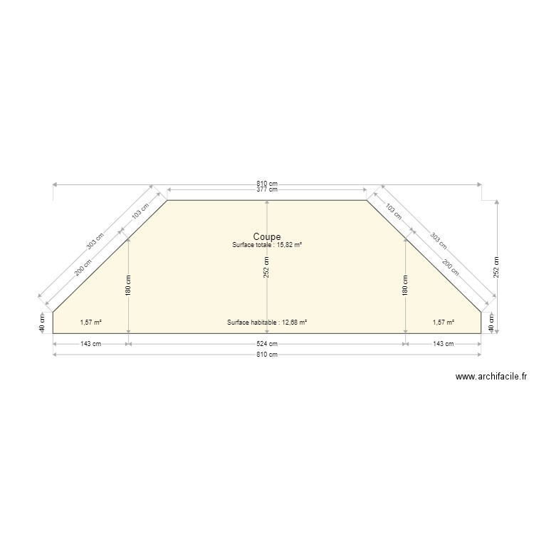 DUMAS-COUPE. Plan de 0 pièce et 0 m2