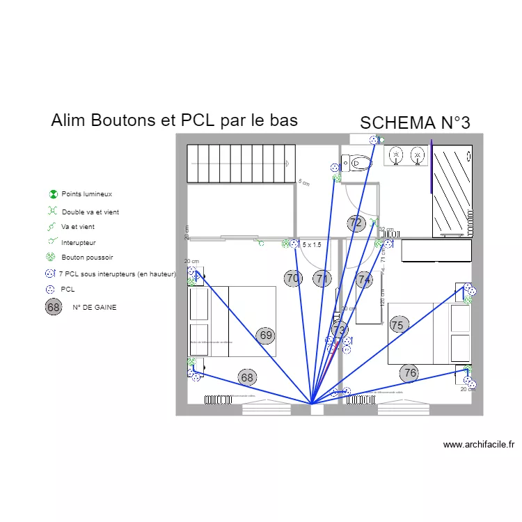 alim 1er etage par le bas  3. Plan de 