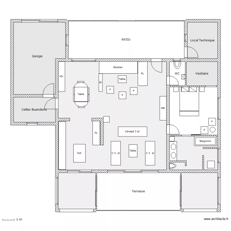 Plan 04 RDC . Plan de 