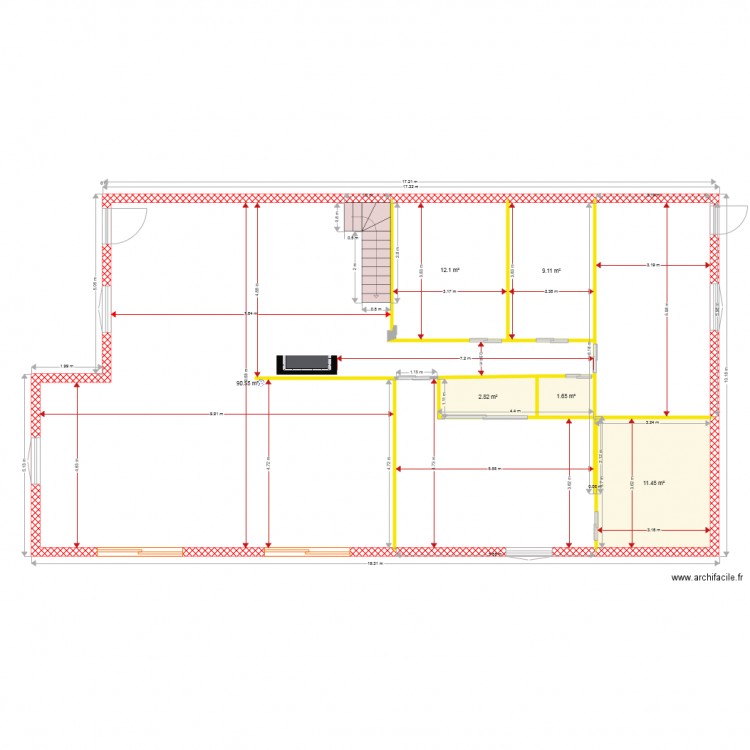 MAISON MAX SURFACES BIS. Plan de 0 pièce et 0 m2