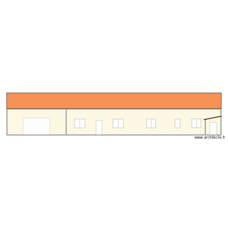 PLAN DE FACADE KEKE. Plan de 0 pièce et 0 m2