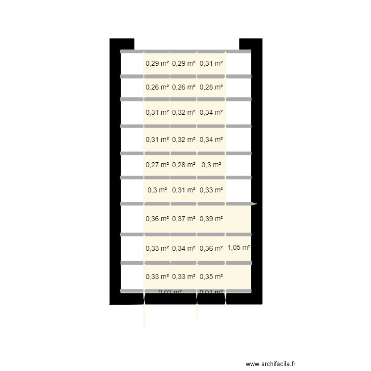 garage. Plan de 0 pièce et 0 m2