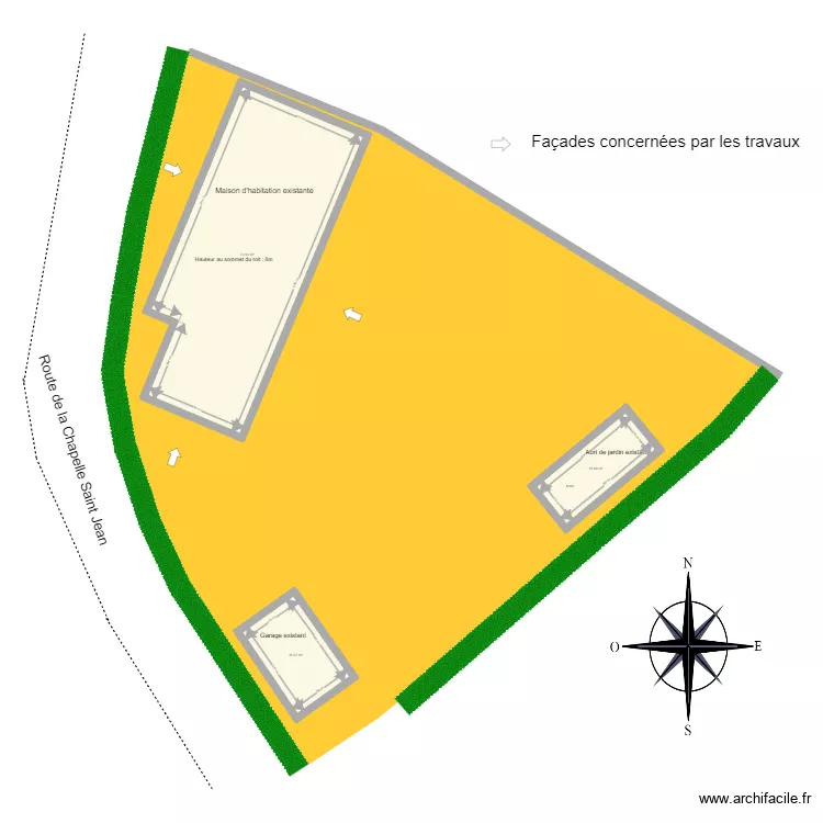 plan de masse. Plan de 