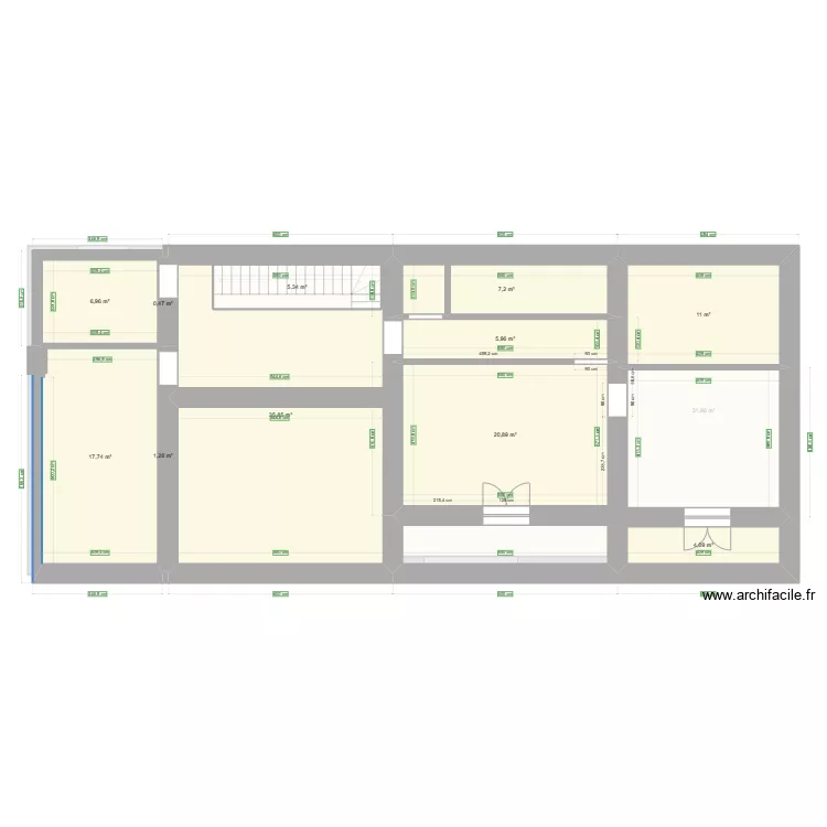 maison orange. Plan de maison orange. Plan de