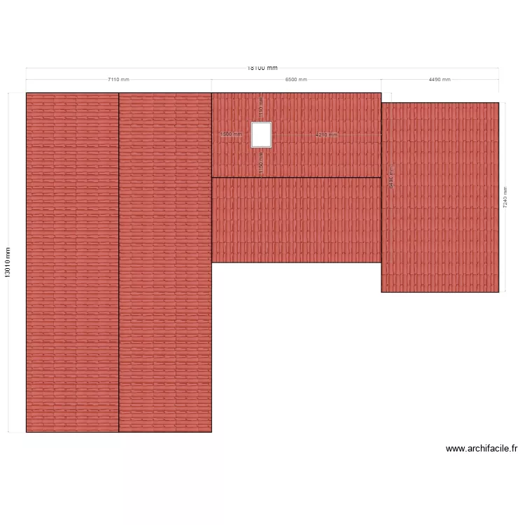 Plan toiture. Plan de 