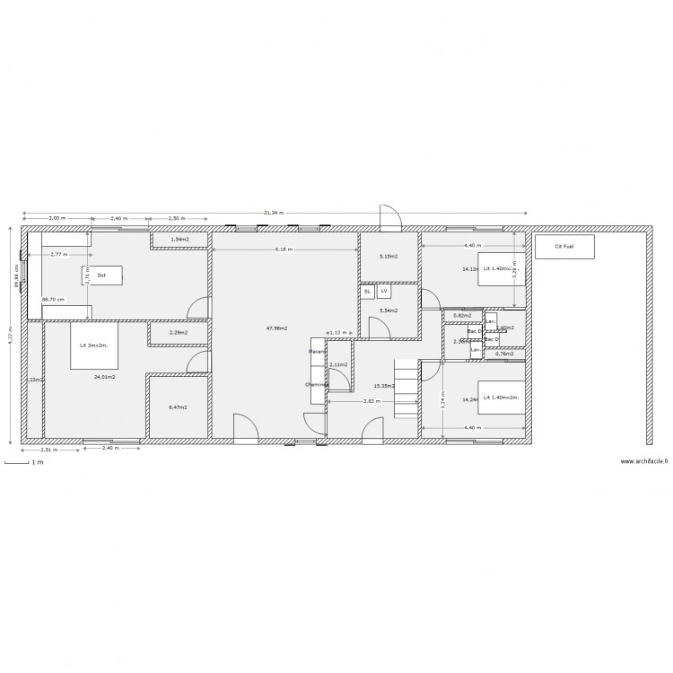 2010203. Plan de 0 pièce et 0 m2