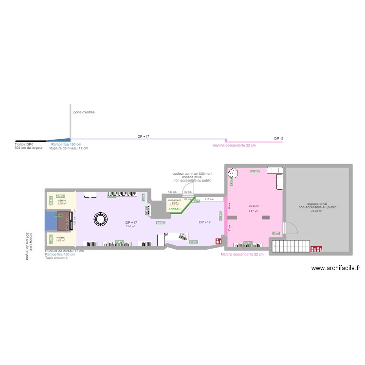 L'UNIVERS DE MAELOU AVANT TRAVAUX. Plan de 10 pièces et 91 m2