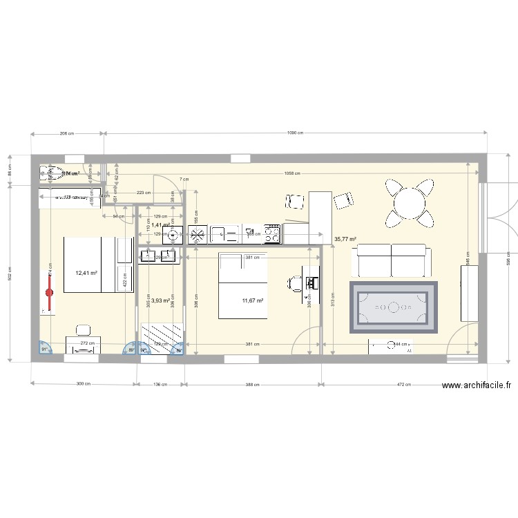 apparte bas elodie. Plan de 0 pièce et 0 m2