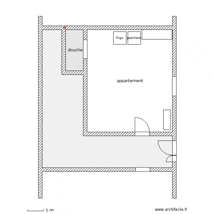 appart. Plan de 0 pièce et 0 m2