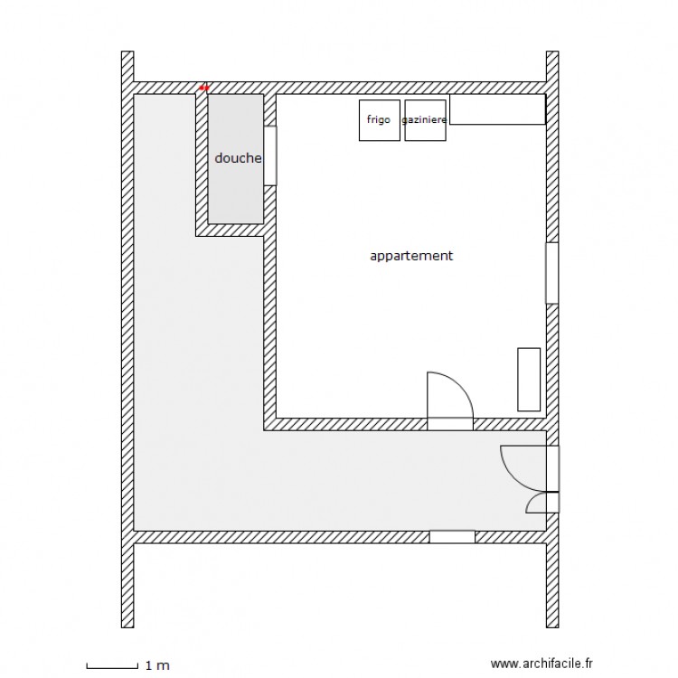 appart. Plan de 0 pièce et 0 m2