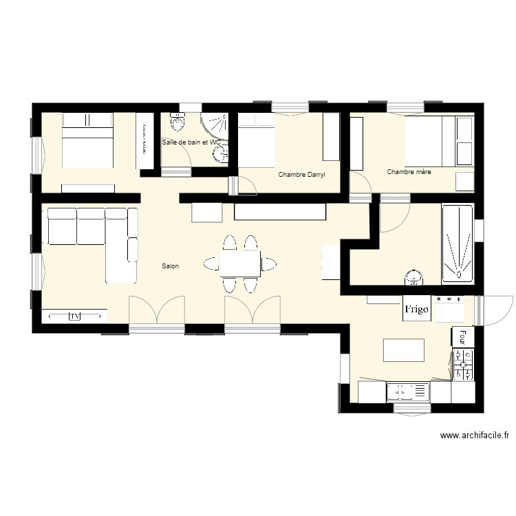 Darryl joseph reinette. Plan de 0 pièce et 0 m2