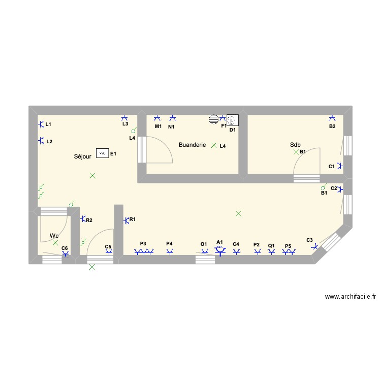 Delizia. Plan de 0 pièce et 0 m2