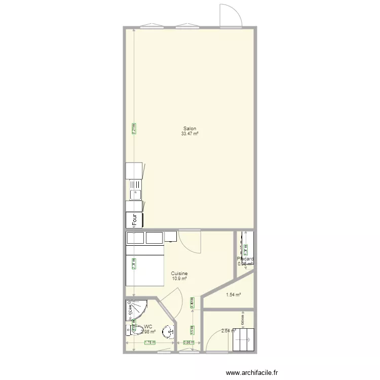 RDC Bligny 7. Plan de 