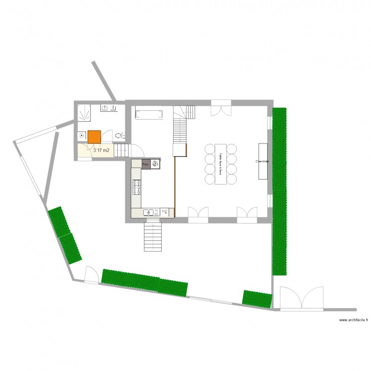 grange  escalier 8. Plan de 0 pièce et 0 m2