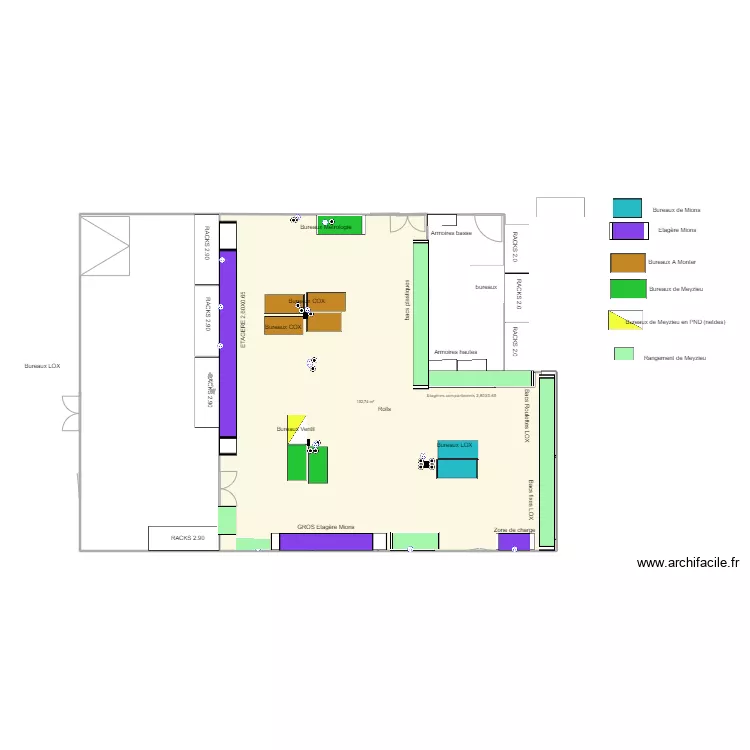 Meyzieu Atelier maintenance final. Plan de 