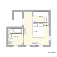 plan 2eme &eacute;tage